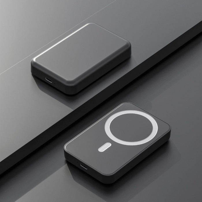 Внешний аккумулятор CRR-32, 3000 мАч, 5 W, с функцией MagSafe, Lightning, чёрный Внешний аккумулятор CRR-32, 3000 мАч, 5 W, с функцией MagSafe, Lightning, чёрный