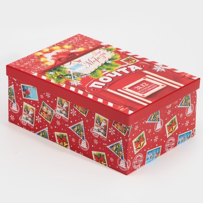 Набор подарочных коробок 6 в 1 «Почта», 20 х 12.5 х 7.5 ‒ 32.5 х 20 х 12.5 см, Новый год Набор подарочных коробок 6 в 1 «Почта», 20 х 12.5 х 7.5 ‒ 32.5 х 20 х 12.5 см, Новый год