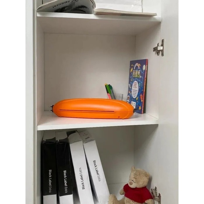 Ламинатор A4 75-150 мкм, 2 вала, скорость 25 см/мин, Гелеос Радуга, оранжевый  Ламинатор A4 75-150 мкм, 2 вала, скорость 25 см/мин, Гелеос Радуга, оранжевый "ЛМА4РО"