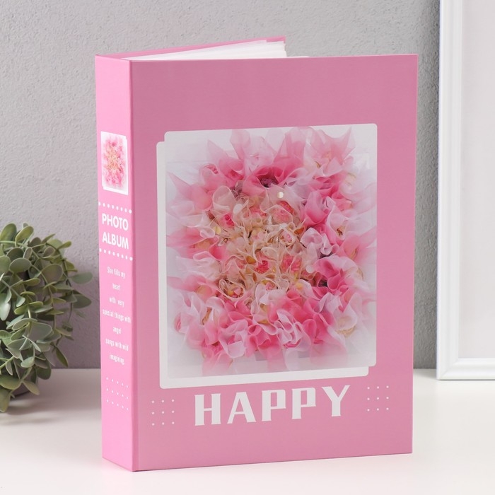 Фотоальбом на 200 фото 15х21 Фотоальбом на 200 фото 15х21 "Букет" МИКС 33х23,5х5,5 см