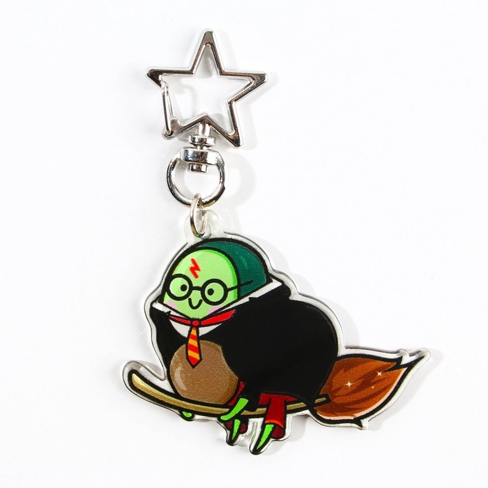 Брелок для ключей акриловый «Добавь магии», 6 х 5,4 см