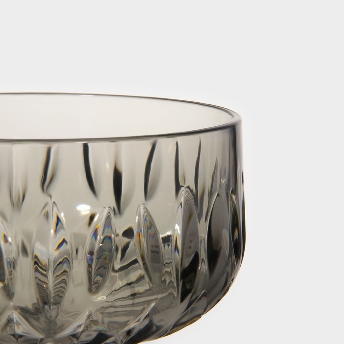 Креманка «Грани», 400 мл, 11×15,5 см, цвет серый Креманка «Грани», 400 мл, 11×15,5 см, цвет серый