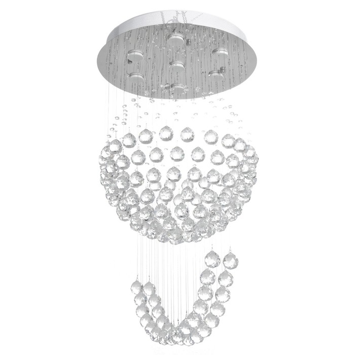 Светильник каскад Светильник каскад "Аделисия" 7xLED хром 55х55х93см BayerLux