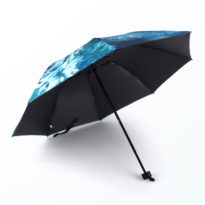 Зонт механический «Воздушные пионы», эпонж, 4 сложения, 8 спиц, R = 48/55 см, D = 110 см, цвет МИКС Зонт механический «Воздушные пионы», эпонж, 4 сложения, 8 спиц, R = 48/55 см, D = 110 см, цвет МИКС