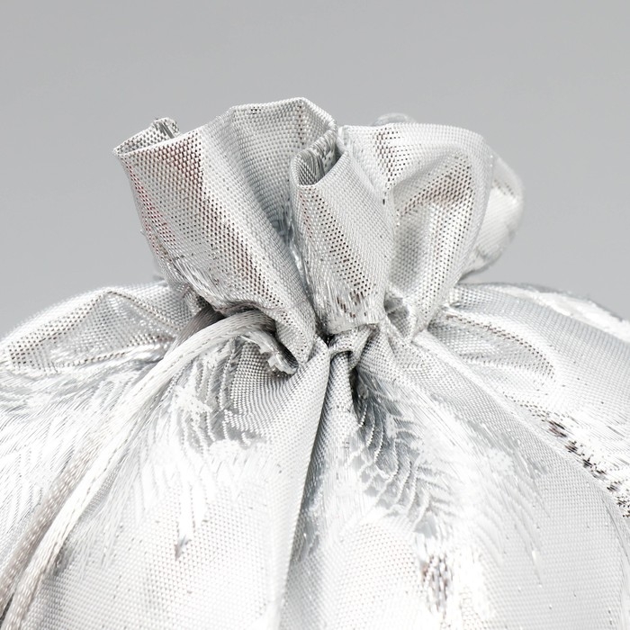 Мешочек подарочный парча «С Новым Счастьем», 20 х 30 см +/- 1.5 см, Новый год Мешочек подарочный парча «С Новым Счастьем», 20 х 30 см +/- 1.5 см, Новый год