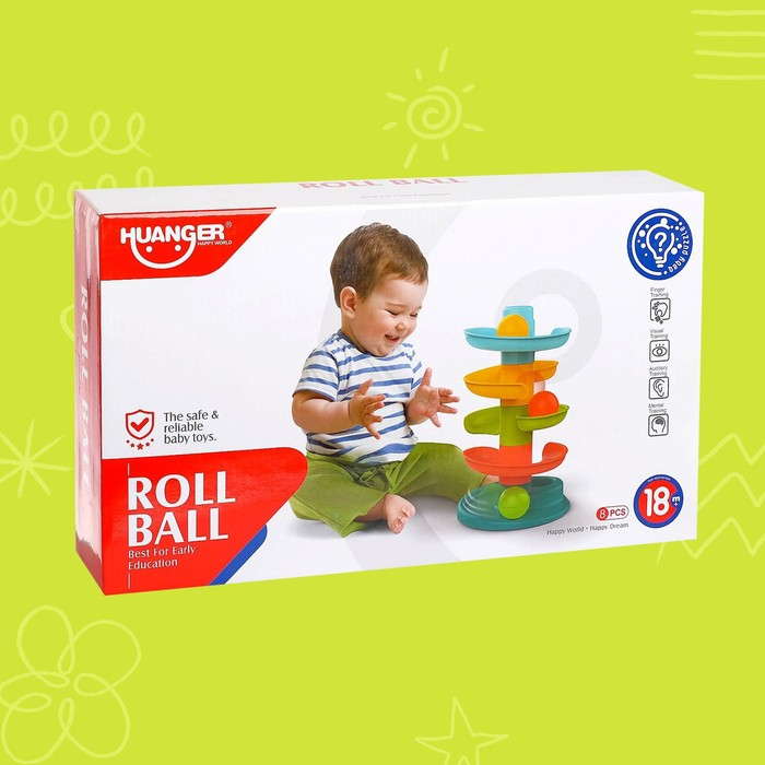 Пирамидка «Быстрый шарик», 5 элементов Пирамидка «Быстрый шарик», 5 элементов