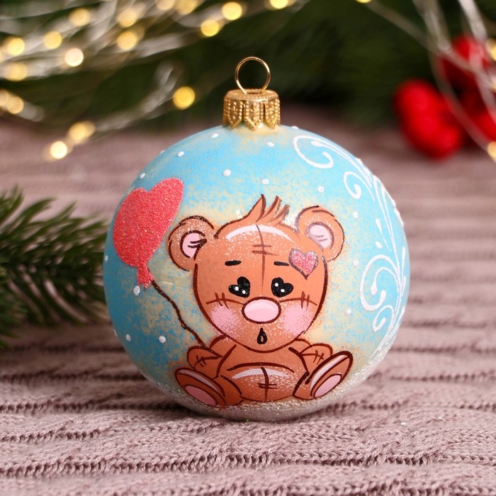 Ёлочный шар d-8 см Ёлочный шар d-8 см "Игрушка"