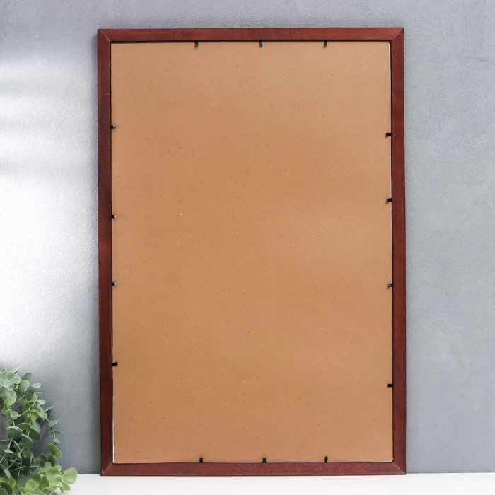 Фоторамка 40х60 см (2502) дерево (пластиковый экран), красный Фоторамка 40х60 см (2502) дерево (пластиковый экран), красный