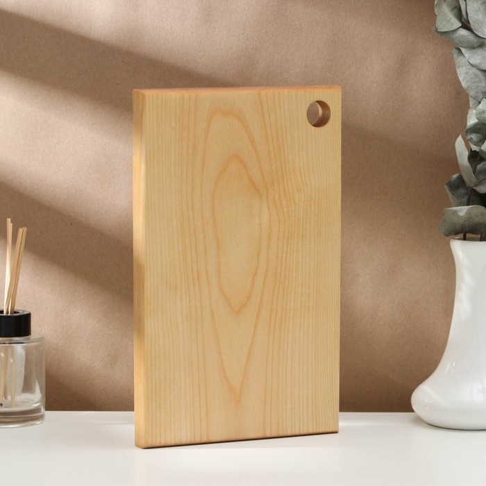Доска разделочная с отверстием Adelica, 26×16×2 см, покрыта маслом, цельная берёза Доска разделочная с отверстием Adelica, 26×16×2 см, покрыта маслом, цельная берёза