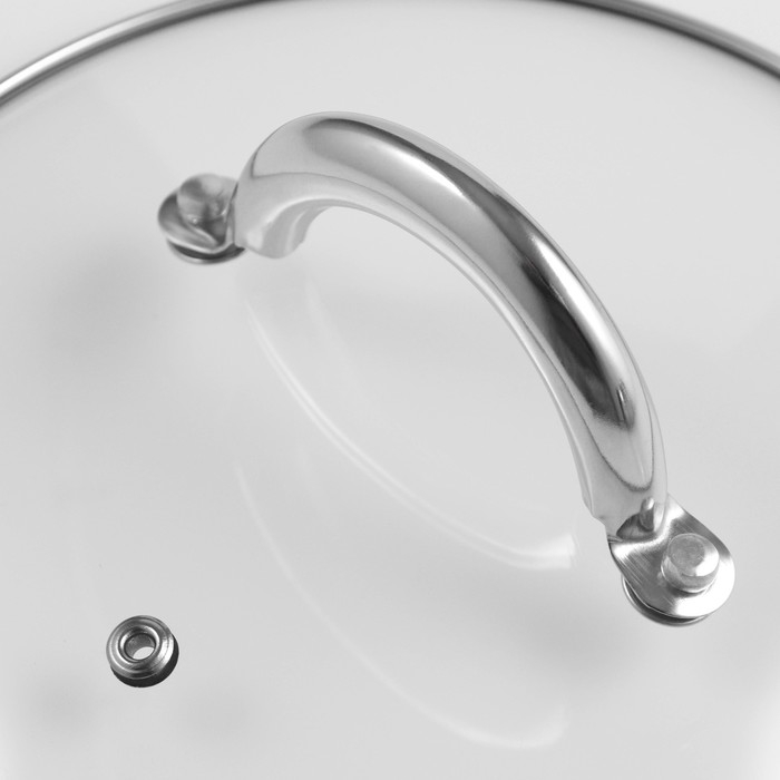 Кастрюля из нержавеющей стали Доляна «Гиперион», 1,9 л, d=16 см, с крышкой Кастрюля из нержавеющей стали Доляна «Гиперион», 1,9 л, d=16 см, с крышкой