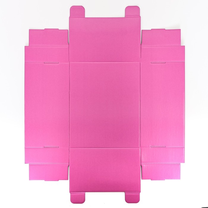 Складная коробка, розовая , 31,2 х 25,6 х 16,1 см Складная коробка, розовая , 31,2 х 25,6 х 16,1 см