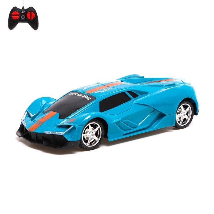 Машина радиоуправляемая «Купе», работает от аккумулятора, цвет синий Машина радиоуправляемая «Купе», работает от аккумулятора, цвет синий