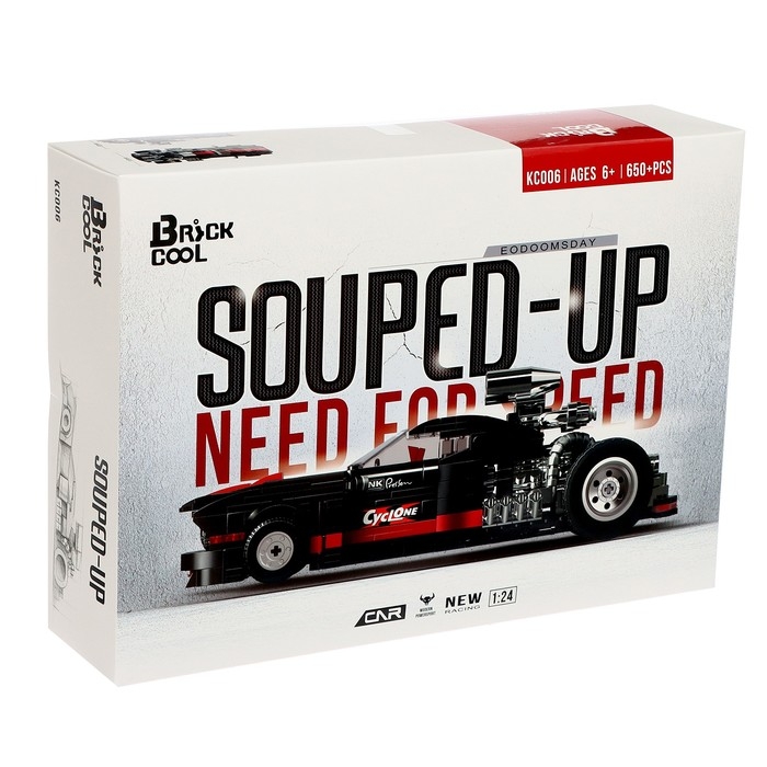 Конструктор Гонка &laquo;Судный день&raquo;, 650 деталей