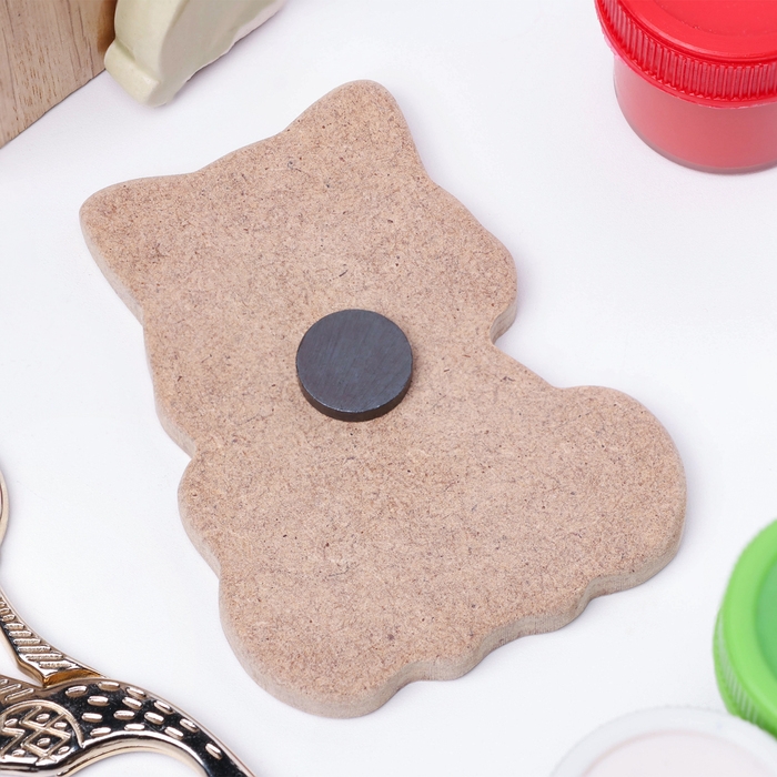 Раскраска-магнит Раскраска-магнит "Котик", многоразовая, 8х6,5 см