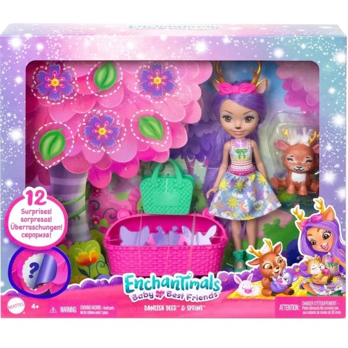 Игровой набор «Энчантималс. Данесса Оленни и Спринт — лучшие друзья малышей» Игровой набор «Энчантималс. Данесса Оленни и Спринт — лучшие друзья малышей»