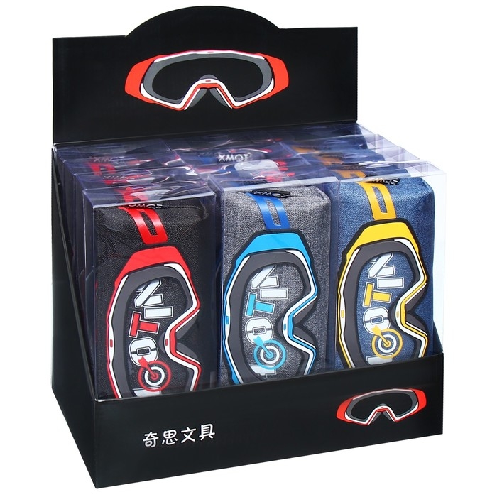 Пенал школьный на молнии Пенал школьный на молнии "Подводные очки", микс