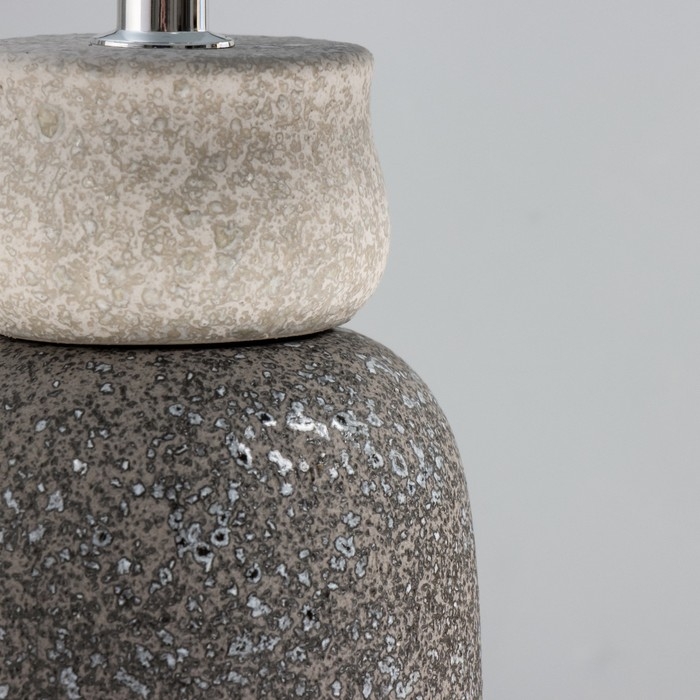 Настольная лампа Настольная лампа "Патара" E14 40Вт серый 22х22х32 см RISALUX