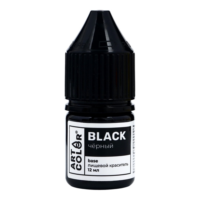 Гелевый краситель Art Color, чёрный, 10 мл Гелевый краситель Art Color, чёрный, 10 мл