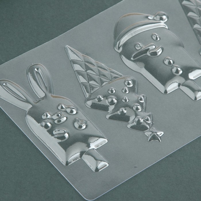 Новый год. Форма для шоколада «Новогоднее настроение», 21 х 14 см Новый год. Форма для шоколада «Новогоднее настроение», 21 х 14 см