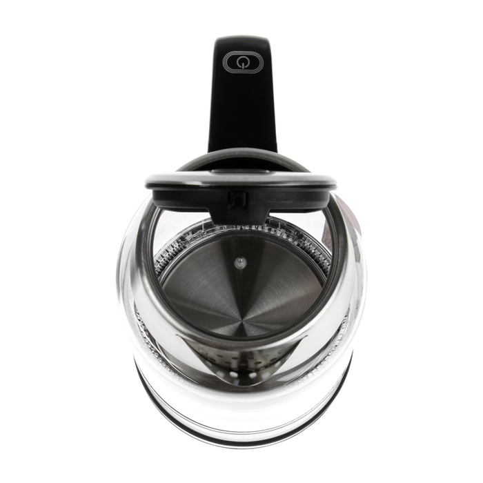 Чайник электрический ENERGY E-207Т, стекло, 1.7 л, 2200 Вт, серо-чёрный Чайник электрический ENERGY E-207Т, стекло, 1.7 л, 2200 Вт, серо-чёрный