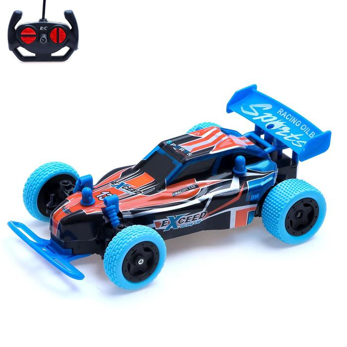 Машина радиоуправляемая «Багги», работает от аккумулятора, цвет оранжевый Машина радиоуправляемая «Багги», работает от аккумулятора, цвет оранжевый