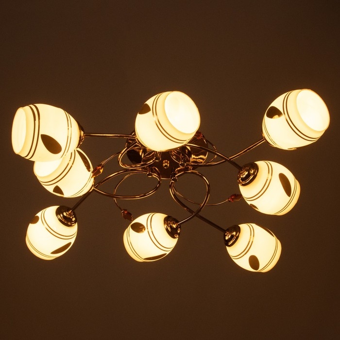 Люстра Люстра "Бриана" 8х40Вт Е27 Золото МОДЕЛЬ: 2800087