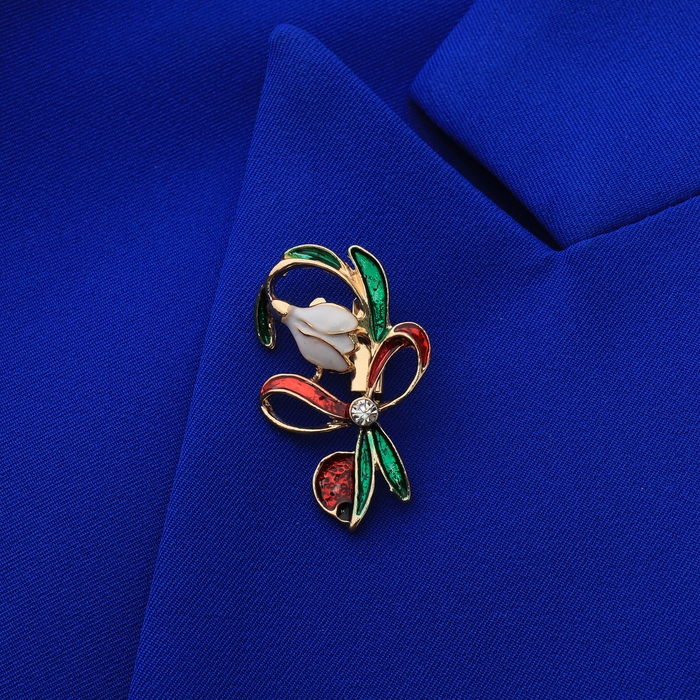 Брошь «Цветок» подснежник с бантиком, цвет МИКС (неделимая фасовка 12 шт., цена за шт.) Брошь «Цветок» подснежник с бантиком, цвет МИКС (неделимая фасовка 12 шт., цена за шт.)