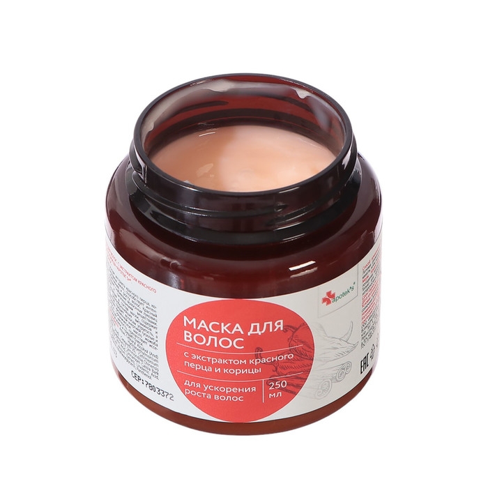 Маска для волос Apotek`s репейная, с экстрактом красного перца и корицы, 250 мл 2875396 Маска для волос Apotek`s репейная, с экстрактом красного перца и корицы, 250 мл 2875396