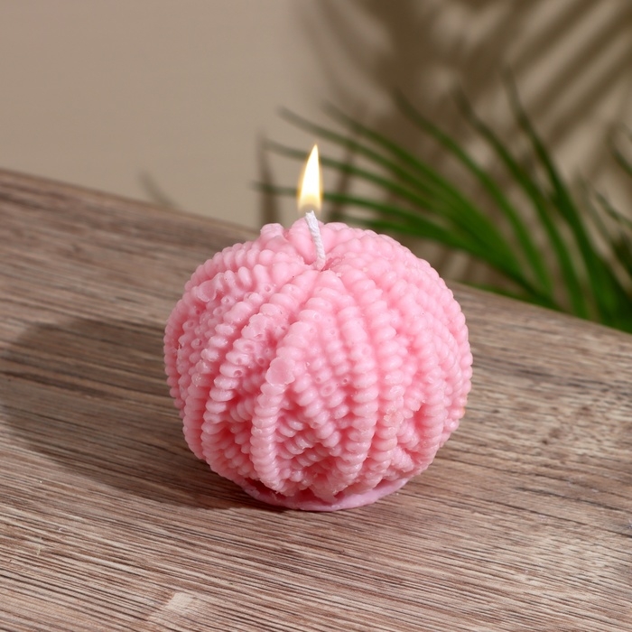 Свеча  Свеча "Пряжа" 5х5х6,5 см, соевый воск