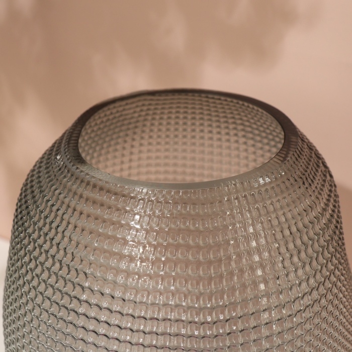 Ваза для цветов «Крокус» из прозрачного черного стекла 30 х 20 х 20 см Ваза для цветов «Крокус» из прозрачного черного стекла 30 х 20 х 20 см