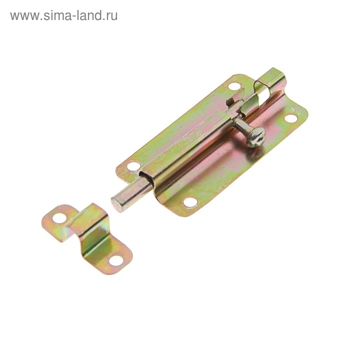 Задвижка дверная ЗД 011, 75  мм, оцинкованная Задвижка дверная ЗД 011, 75  мм, оцинкованная