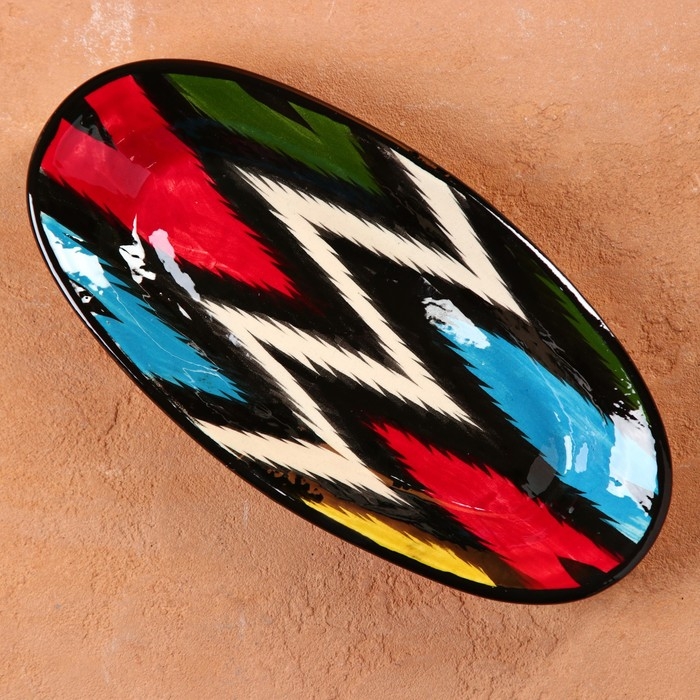 Селедочница Риштанская Керамика  Селедочница Риштанская Керамика "Атлас" 24см