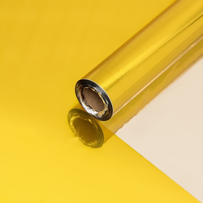 Полисилк двухсторонний Золото + Серебро 0.8 м х 20 м