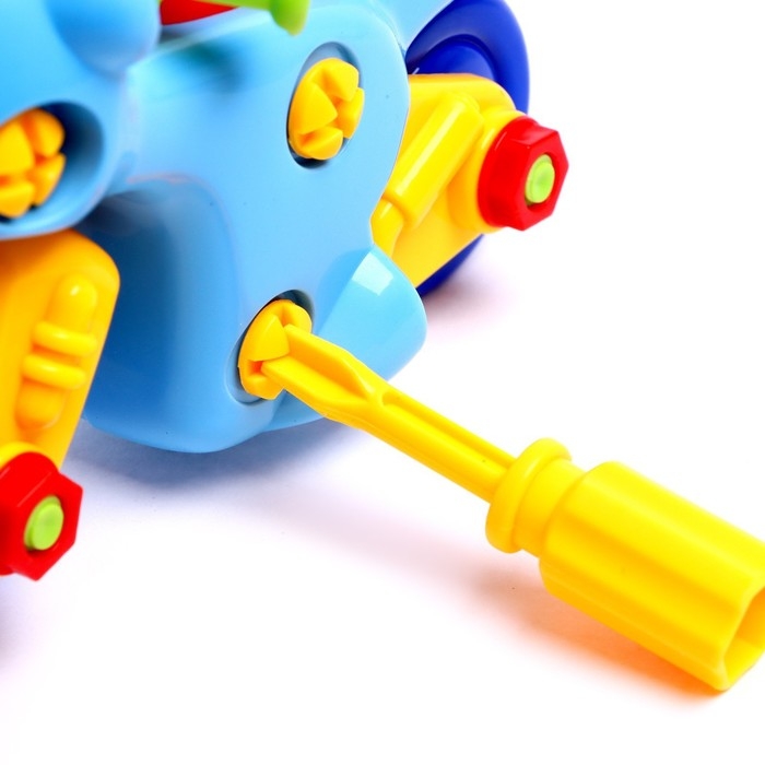 Конструктор для малышей «Мотоцикл», 27 деталей Конструктор для малышей «Мотоцикл», 27 деталей