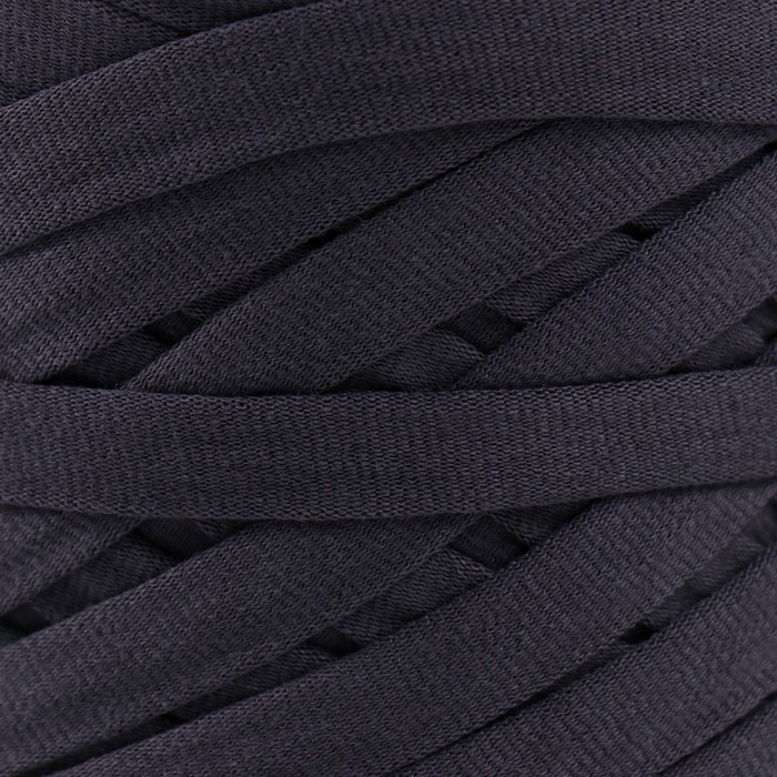 Трикотажная пряжа, ширина 7-9 мм, 100м/295 гр±10% (41 - дымчатый)