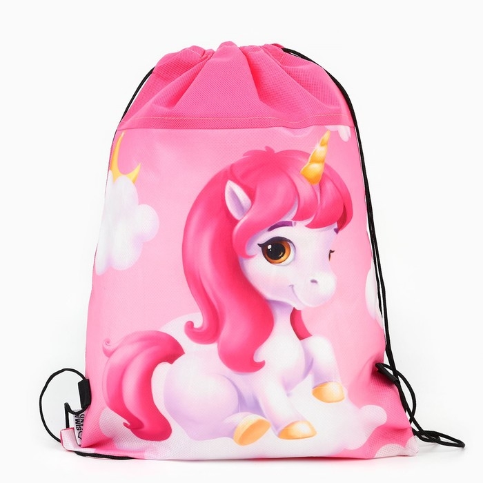 Мешок для обуви «Малыш единорог» нетканное полотно, размер 30 х 40 см Мешок для обуви «Малыш единорог» нетканное полотно, размер 30 х 40 см