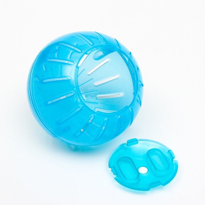 Набор для грызунов: шар 10 см и поилка 60 мл, голубой Набор для грызунов: шар 10 см и поилка 60 мл, голубой
