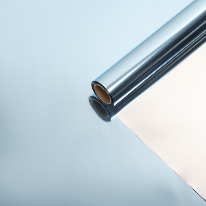 Пленка для цветов, Пленка для цветов,"Металлик", 0,57х10м, голубой