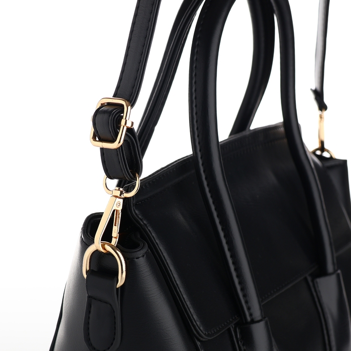 Сумка женская на молнии, цвет чёрный Сумка женская на молнии, цвет чёрный