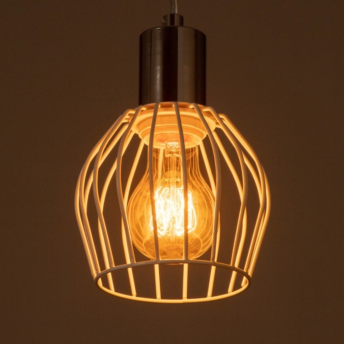 Светильник подвесной Светильник подвесной "Лофт" 1х25Вт Е27 белый/Хром 12х116х11