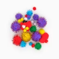 Синельная проволока, набор для творчества из проволоки с ворсом, помпонов и глаз