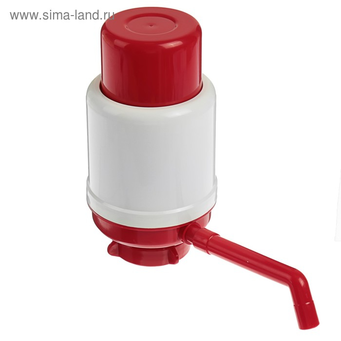Помпа для воды  Помпа для воды "Дельфин" Эко, механическая, под бутыль от 11 до 19 л, красная