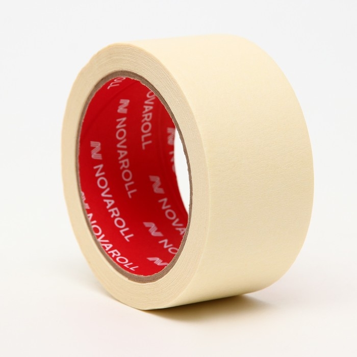 Малярная лента 48мм*25м  Малярная лента 48мм*25м "Нова Ролл", белая