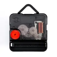 Часовой механизм со стрелками &laquo;Соломон-5&raquo;, плавный ход, шток 16 мм, стрелки 60/84/85 мм, чёрные