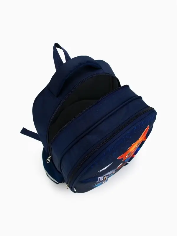 Рюкзак школьный, каркасный, 39&times;30&times;14 см &laquo;Енотик и лисёнок&raquo;