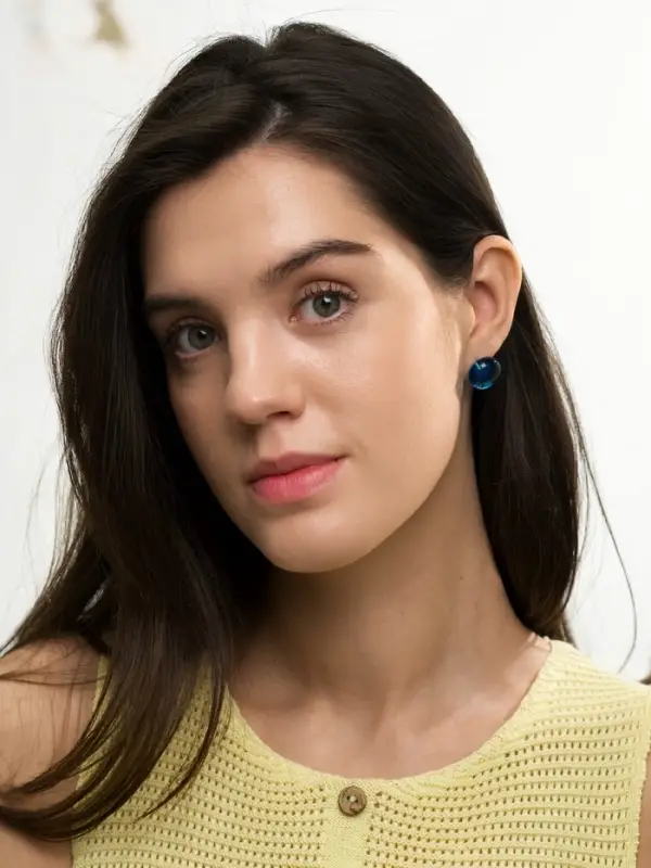 Серьги пластик &laquo;Монпансье. Круг&raquo;, 1.5 см, голубые