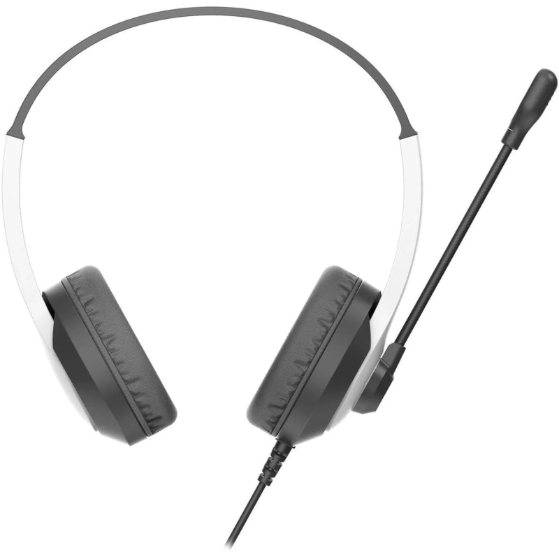 Гарнитура A4Tech Fstyler (FH100U (PANDA)) белый/черный 2м накладные USB