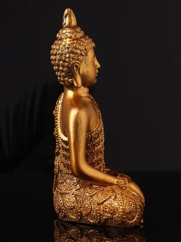 Фигурка гипс &laquo;Будда большой&raquo;, 17&times;13 см, бронза