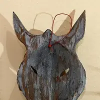 Маска "Зебра" албезия 19х9х4 см Маска "Зебра" албезия 19х9х4 см