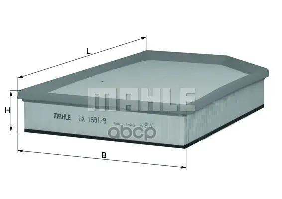 фильтр воздушный Mahle/Knecht арт. LX 1591/9